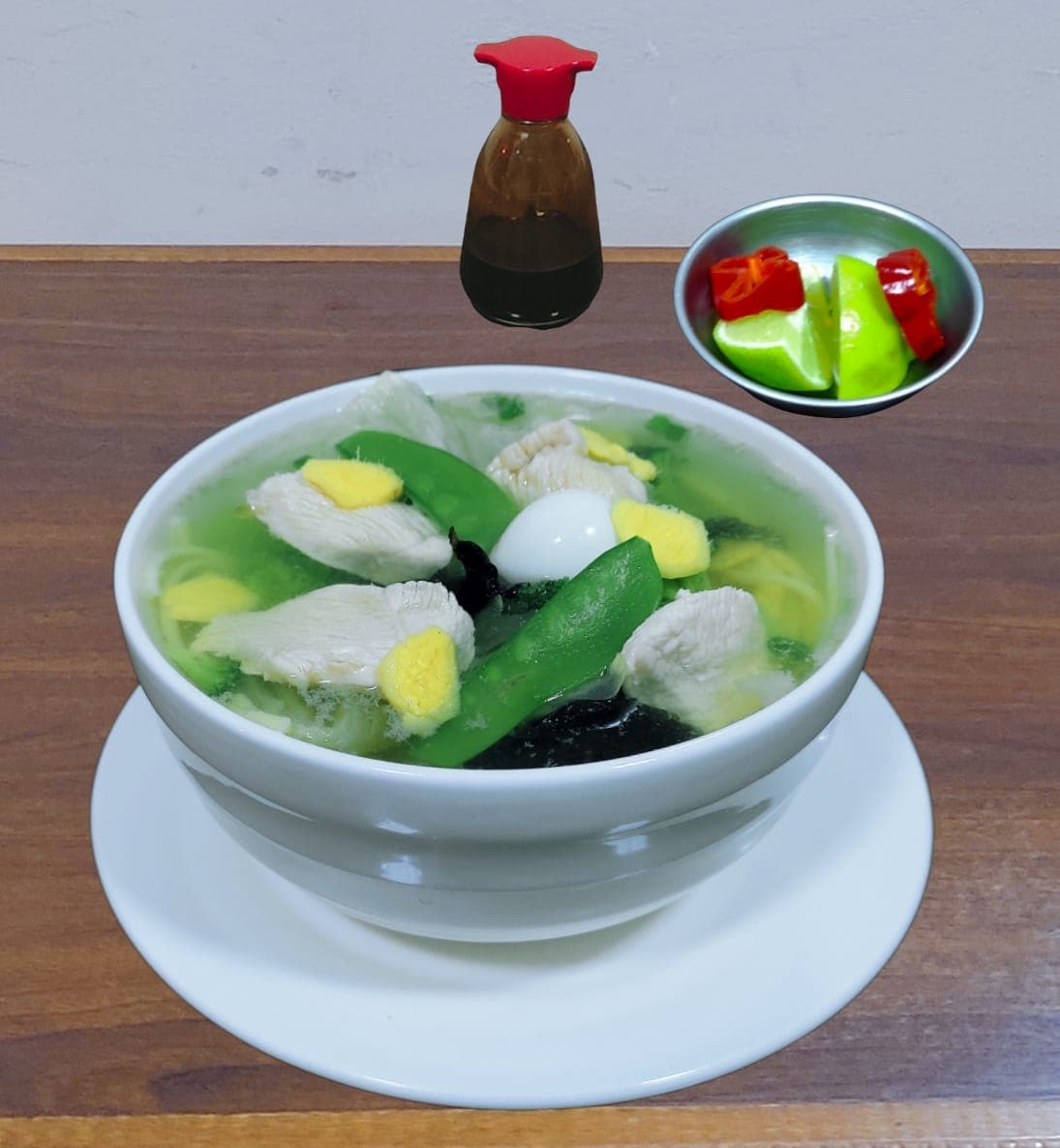 Caldo de Pollo con Kion