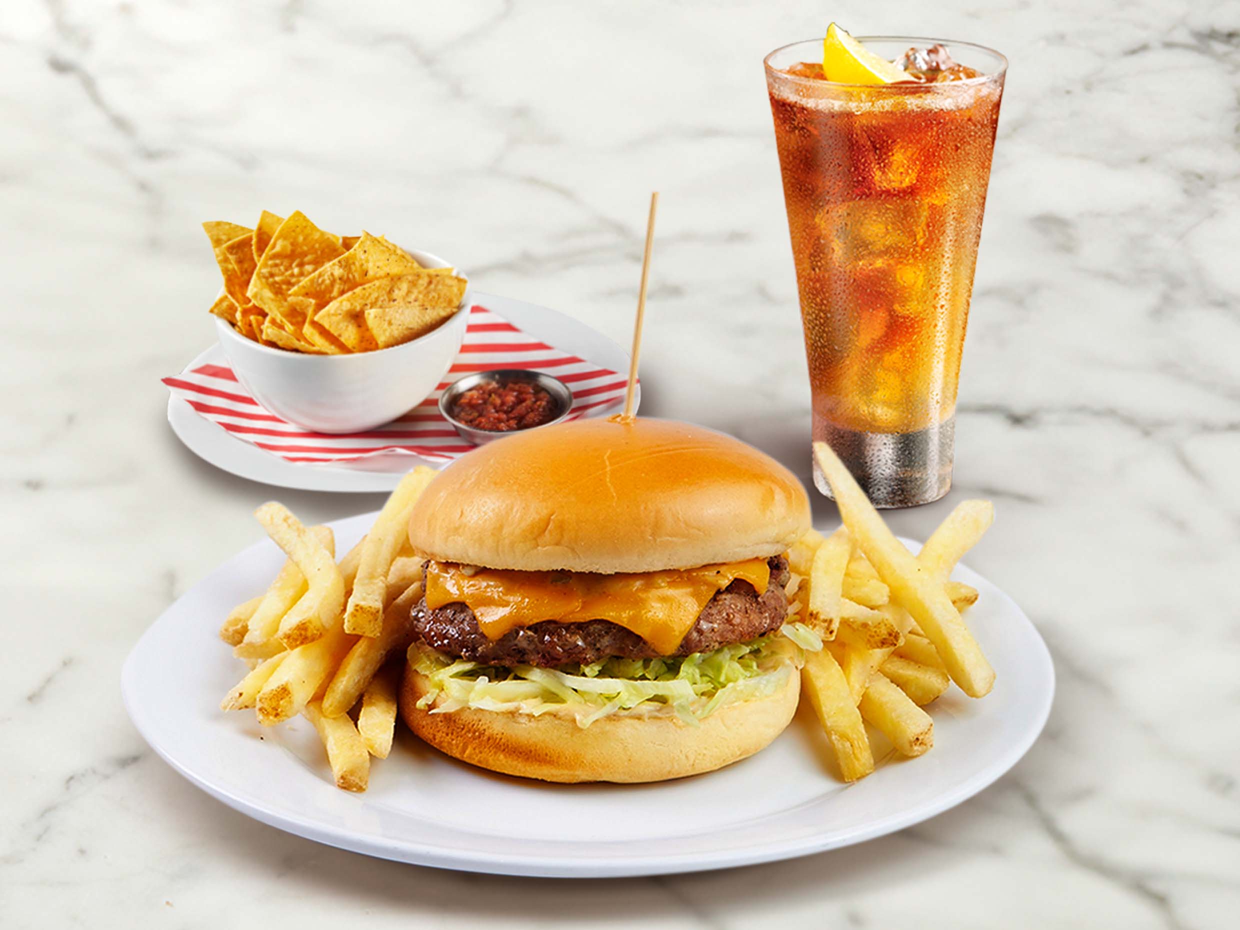 Lunch: Cheesy Burger