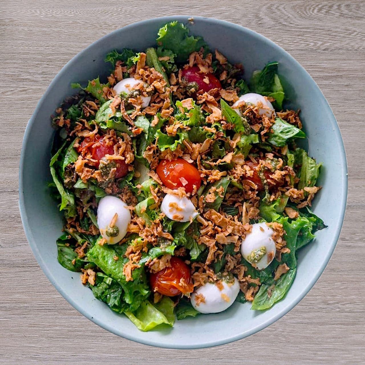 Ensalada Verde con Mozzarella