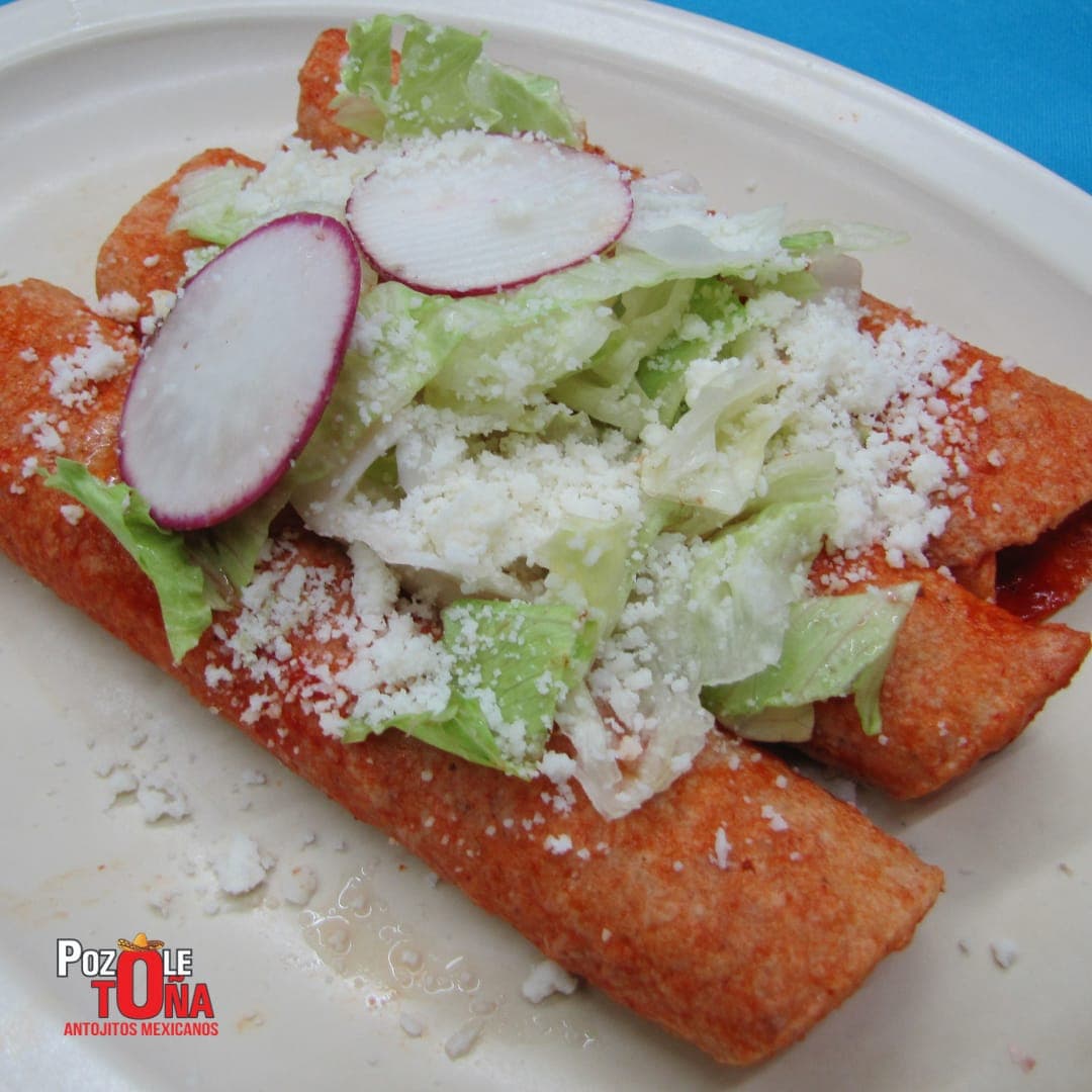 ENCHILADA CON CARNE