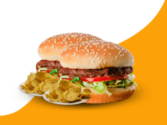 2 Hamburguesas Sencillas + 2 Doraditas