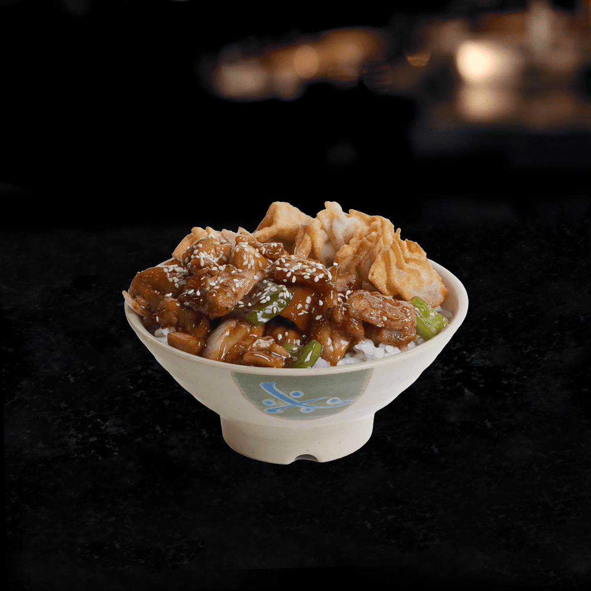 Gyozas y Teriyaki Mixto