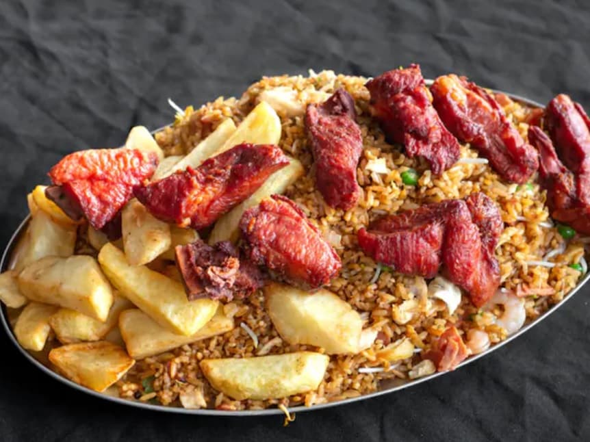 Arroz Chino con Costilla Medio (3 personas)