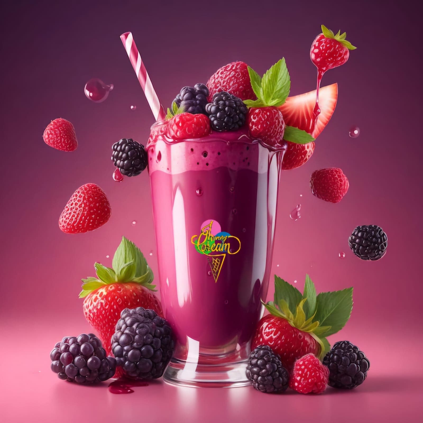 Smoothie Frutos Rojos