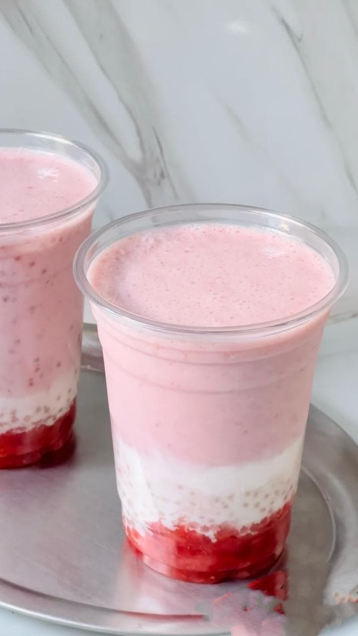 Leche de Fresa