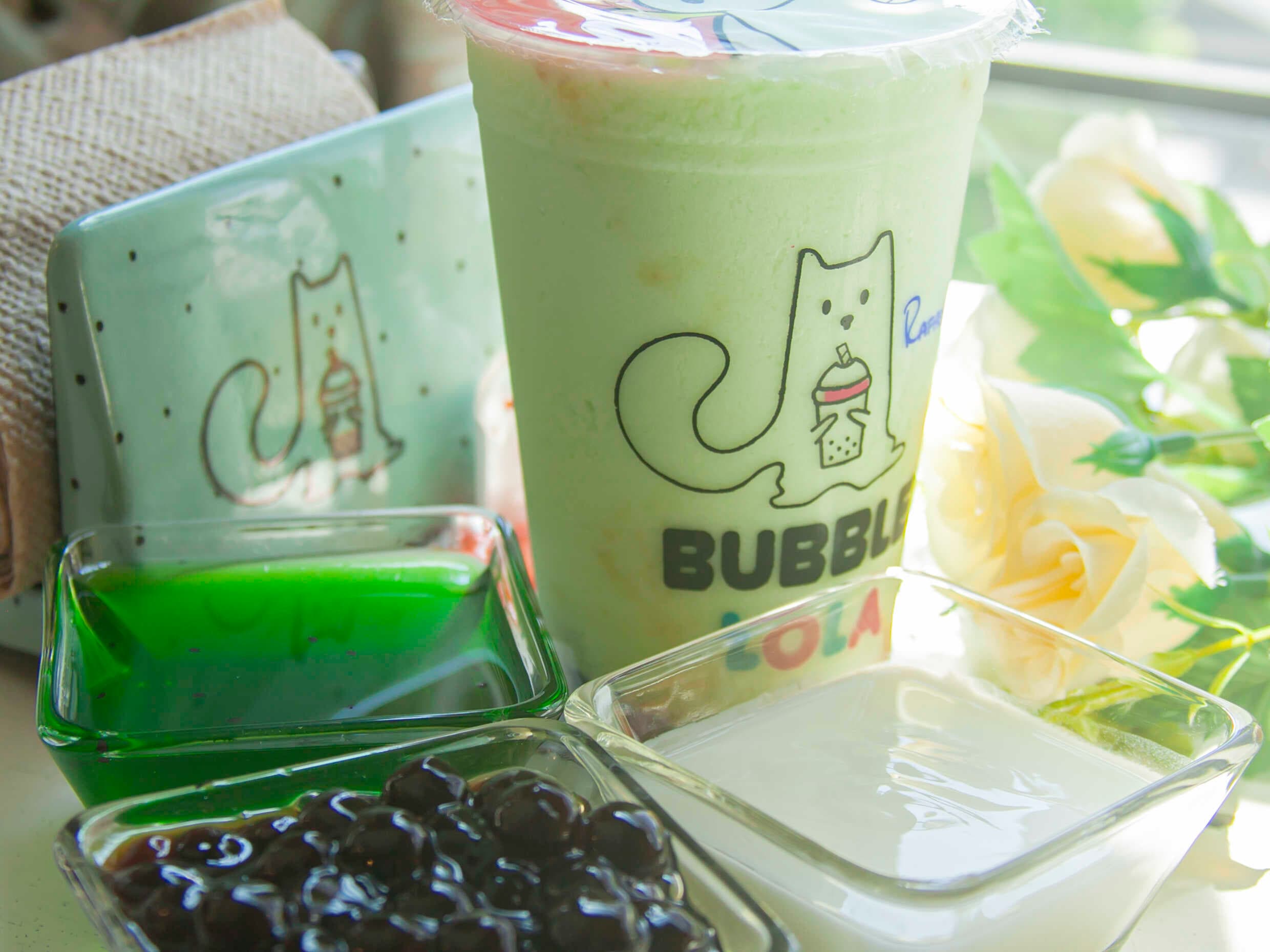 Bubble Tea de Yogurt de Kiwi