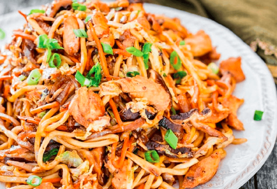 Lo mein - pollo