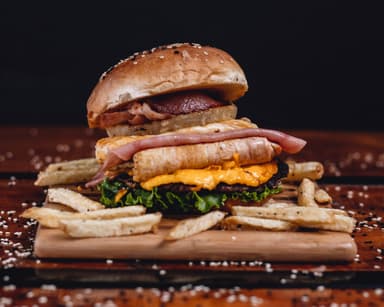 Hamburguesa Res y Pollo 🍔