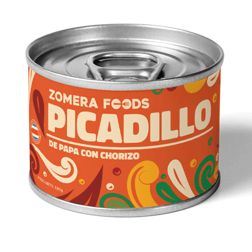 ZOMERA FOODS PICADILLO PAPA CON CHORIZO LATA 190 GR