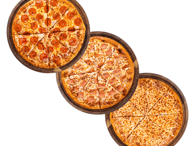 Paquete. 3 Pizzas