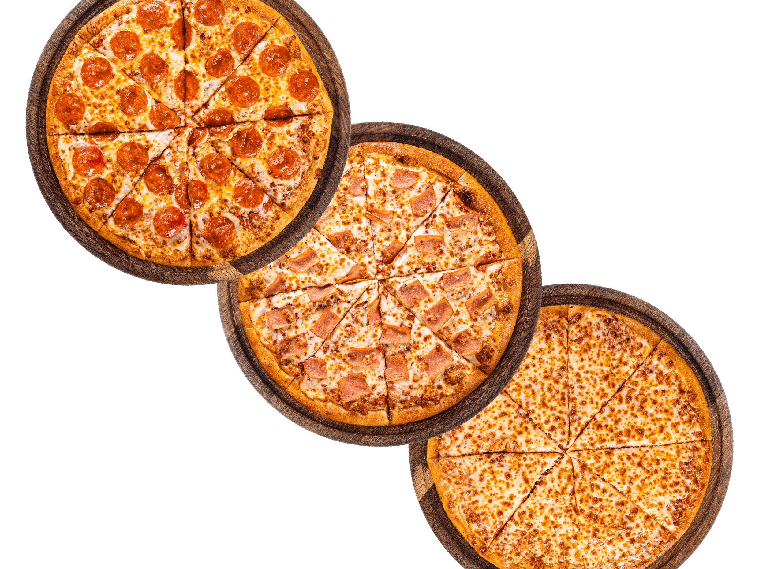 Paquete. 3 Pizzas