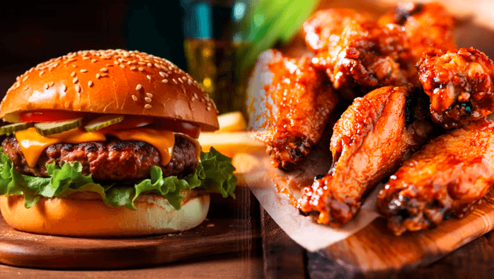 Combo Burger + Alitas + Coca Cola
