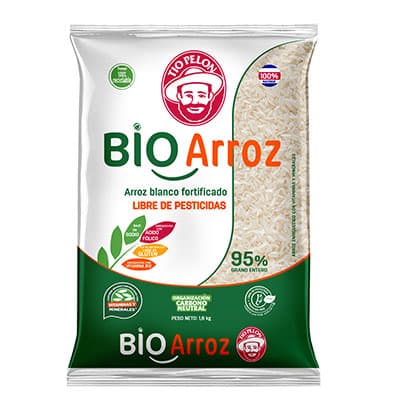 Bio Arroz 95% Tío Pelón Bolsa 1.8 kg