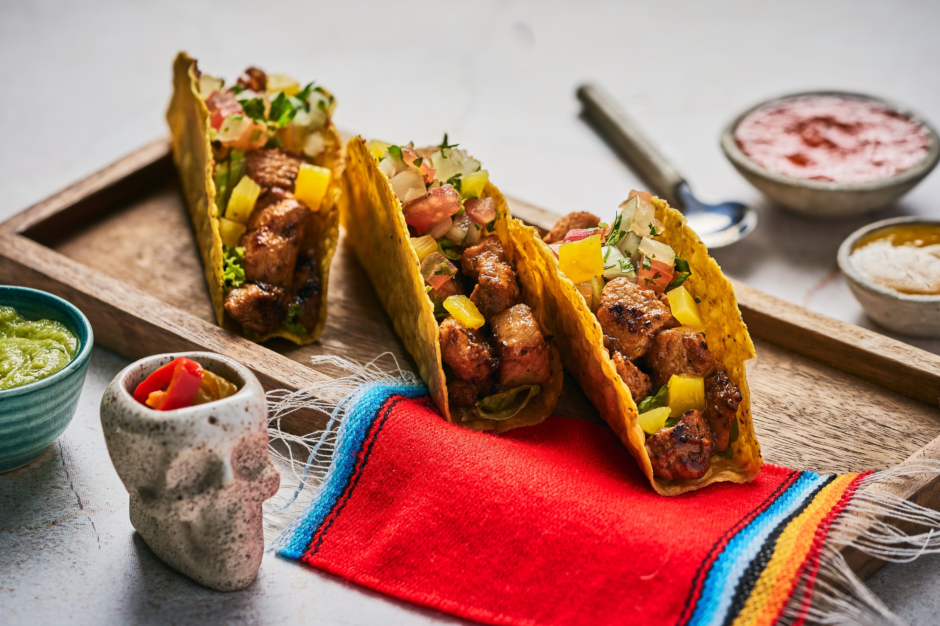 Tacos de Carne Desmechada