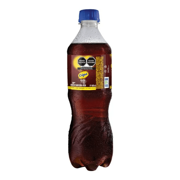 CRYSTAL NEGRA PET 600ML                .