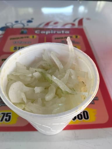 Vaso de cebolla  picada de 8 Oz