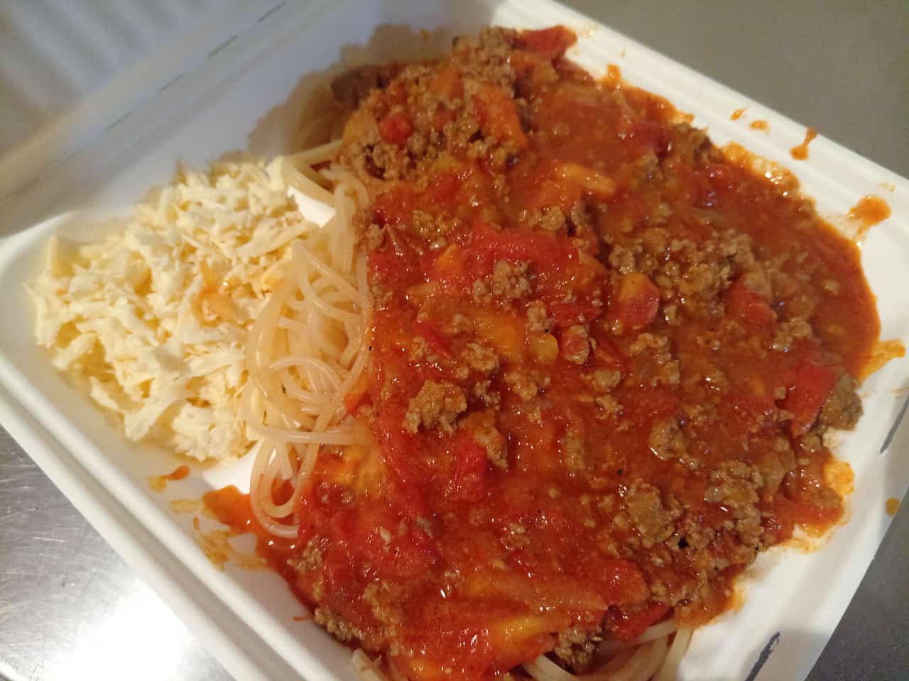 Espagueti en Salsa Roja
