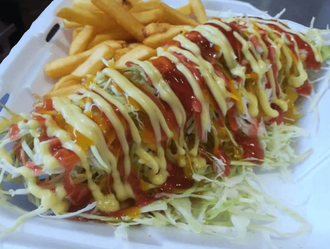 Taco con Papas