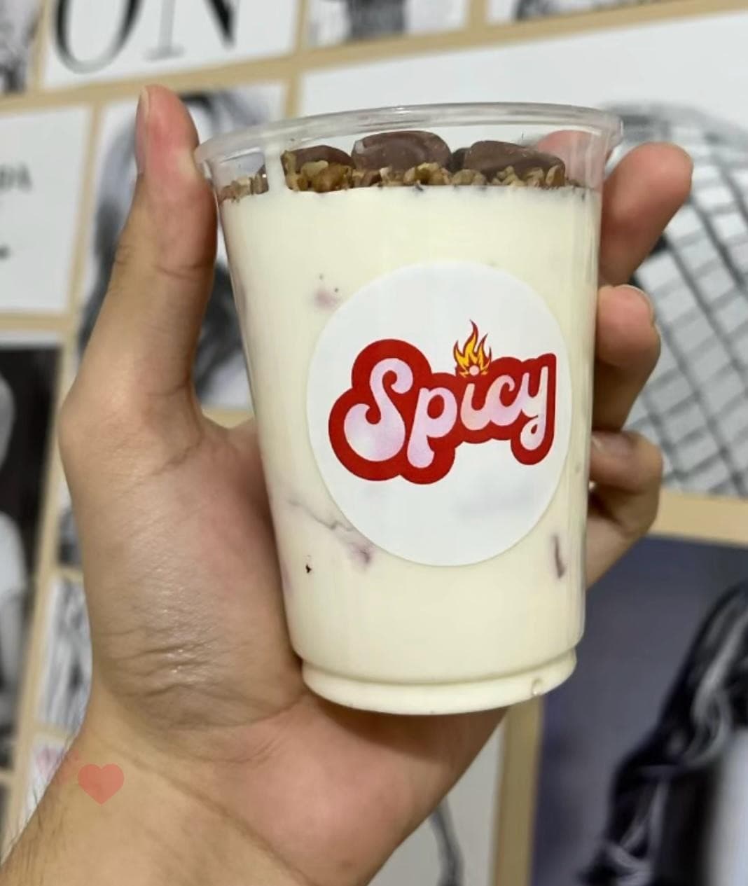 Fresas Con Crema Chica 10oz