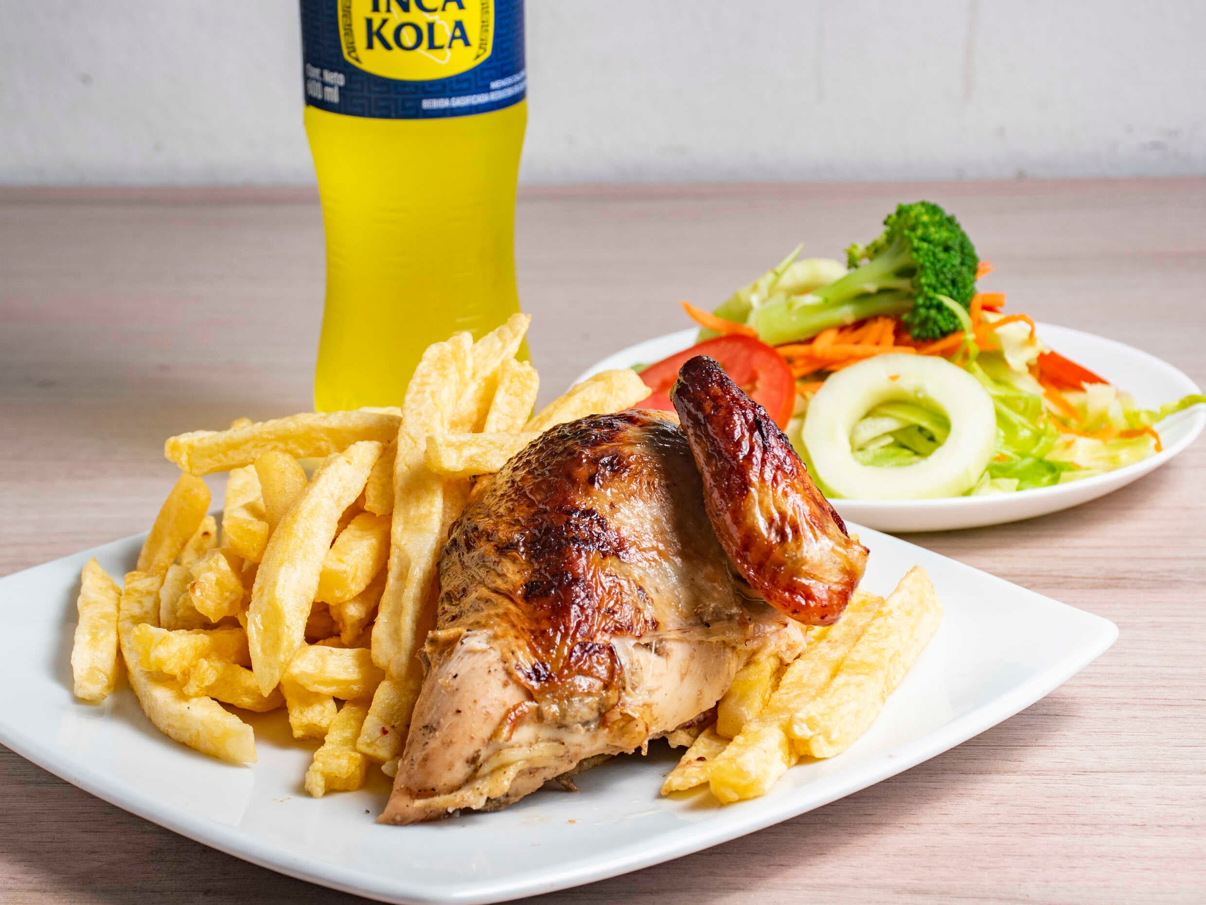 1/4 de Pollo a la Brasa + Pepsi 355 ml