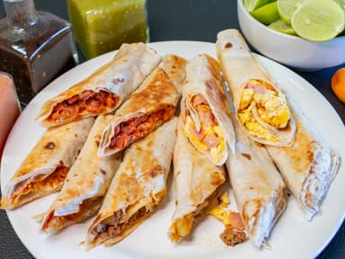 4 Burritos + Refresco de Sabor