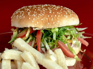 Hamburguesa con Papas