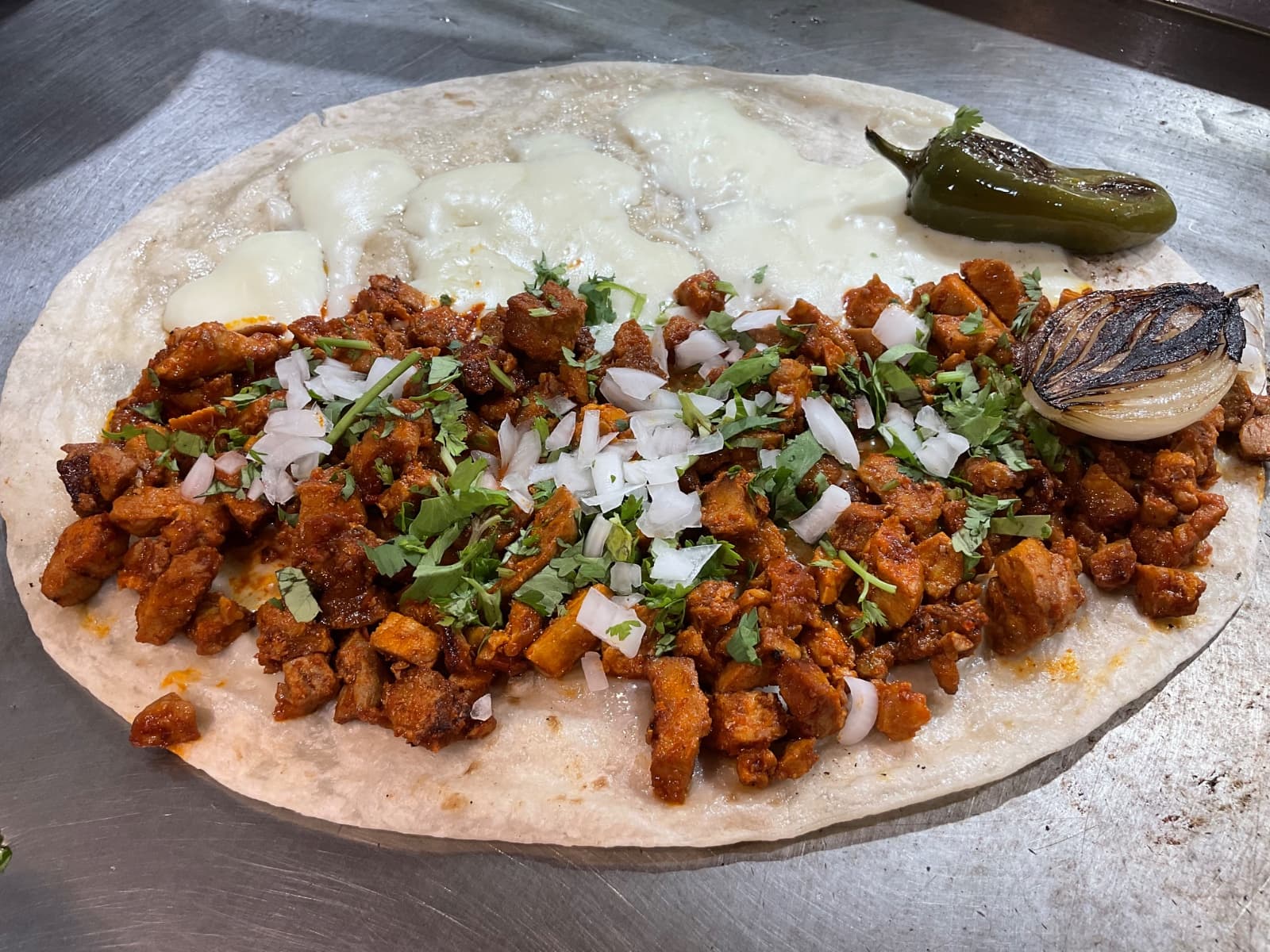 Quesadilla Harina con Carne