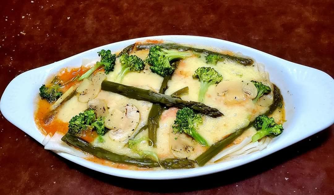 Lasagna Vegetariana con 250 g de Cabanossi