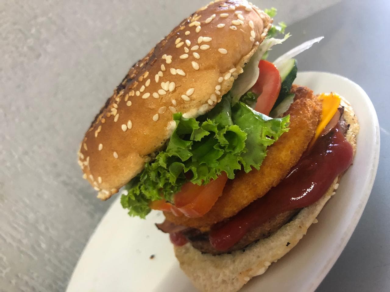 Hamburguesa Con Queso