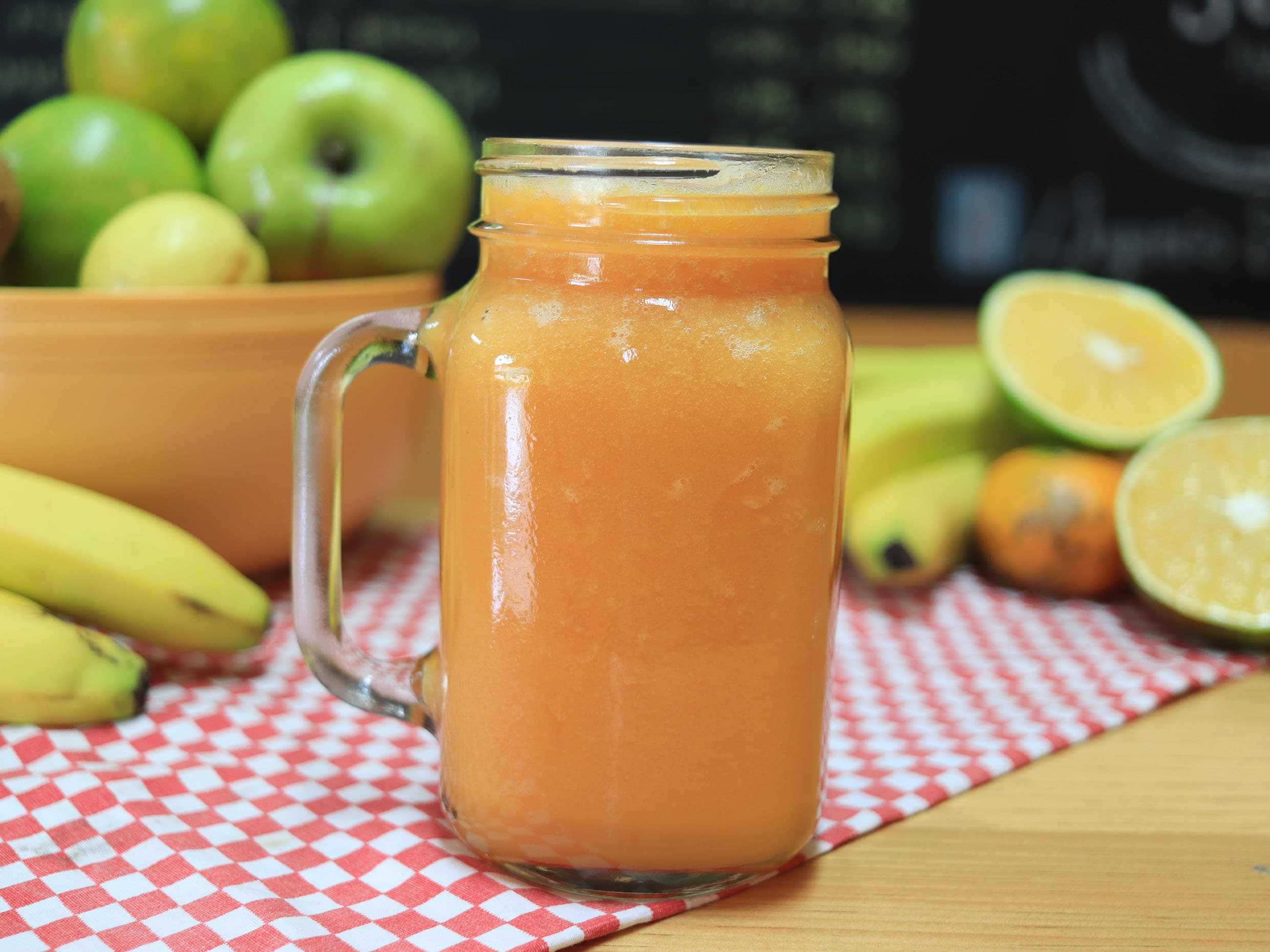 Naranja con papaya