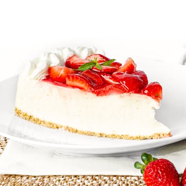 Porción de Cheesecake de Fresa