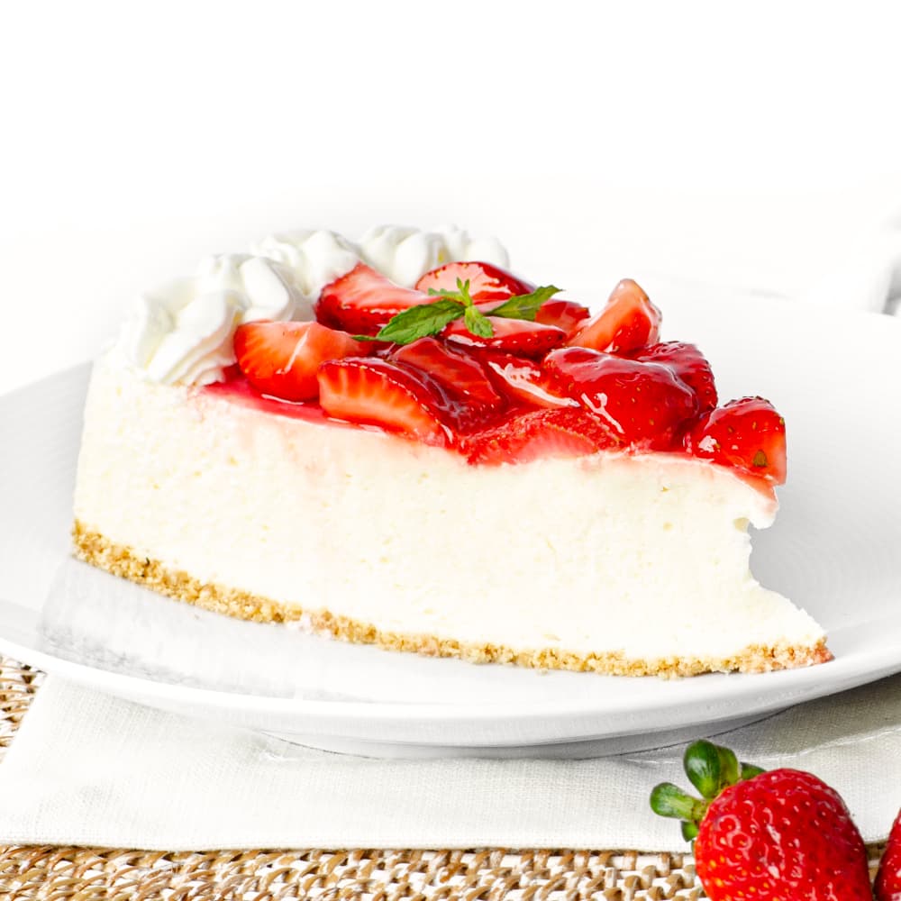 Porción de Cheesecake de Fresa