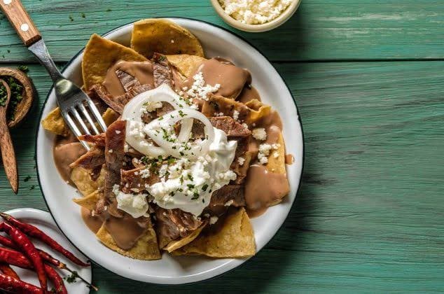 Chilaquiles de Frijol