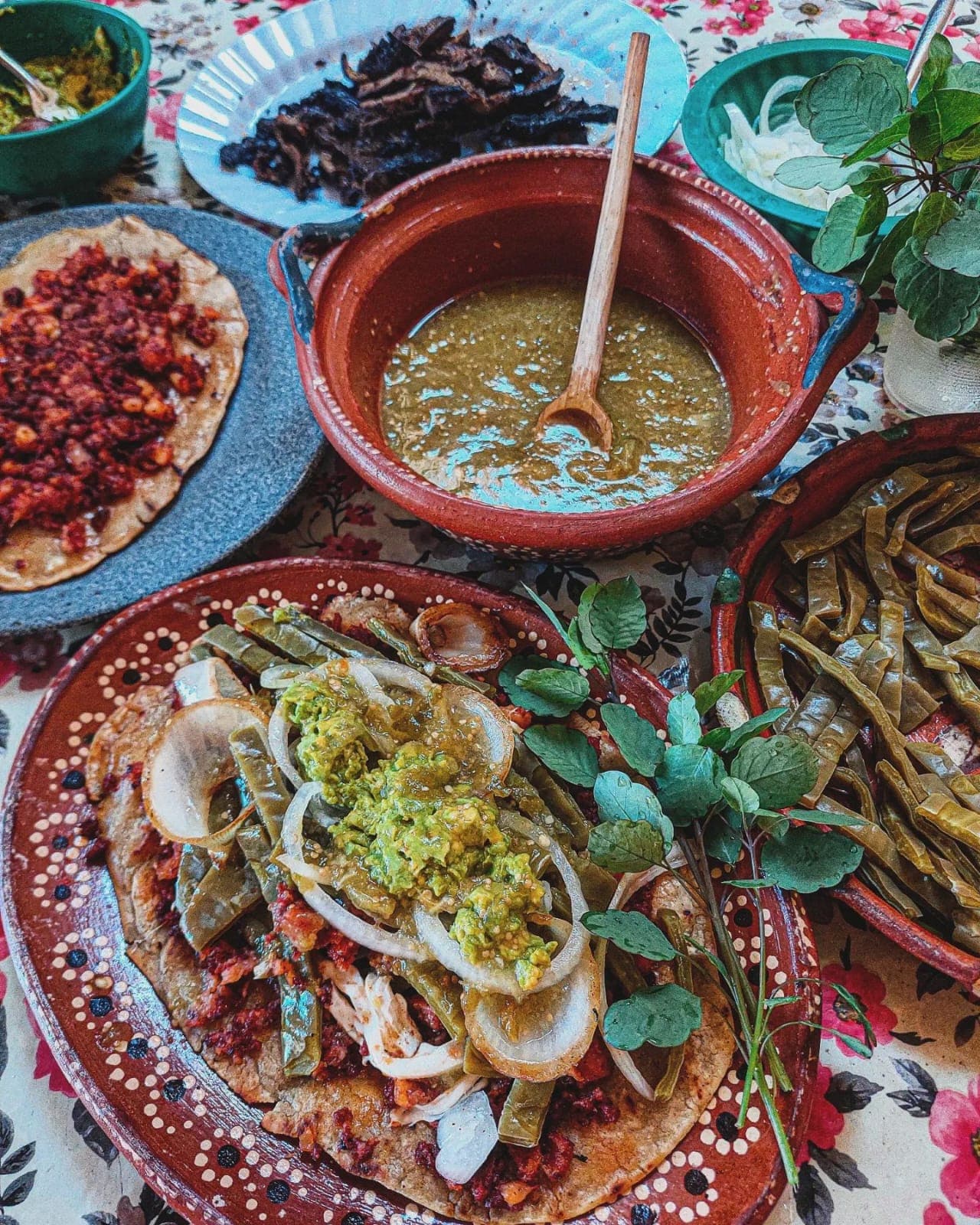 Huarache de Champiñones