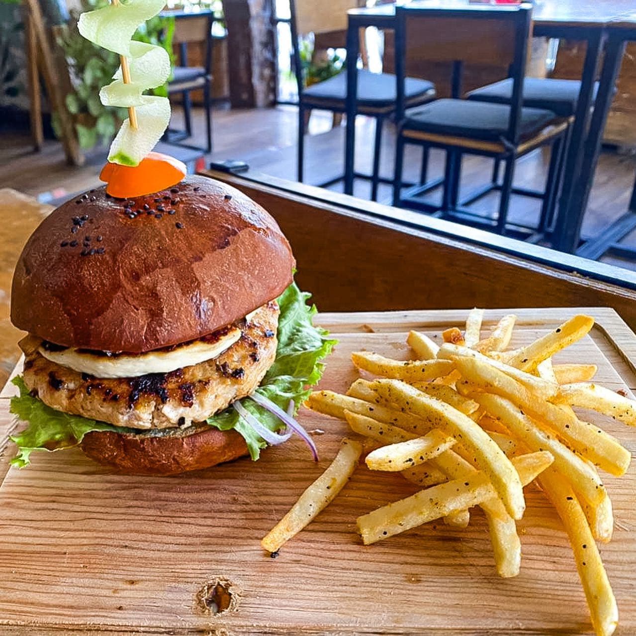 Hamburguesa de Camarón