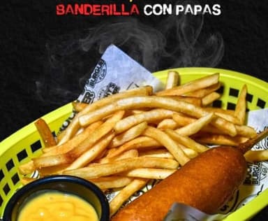 Banderilla con Papas