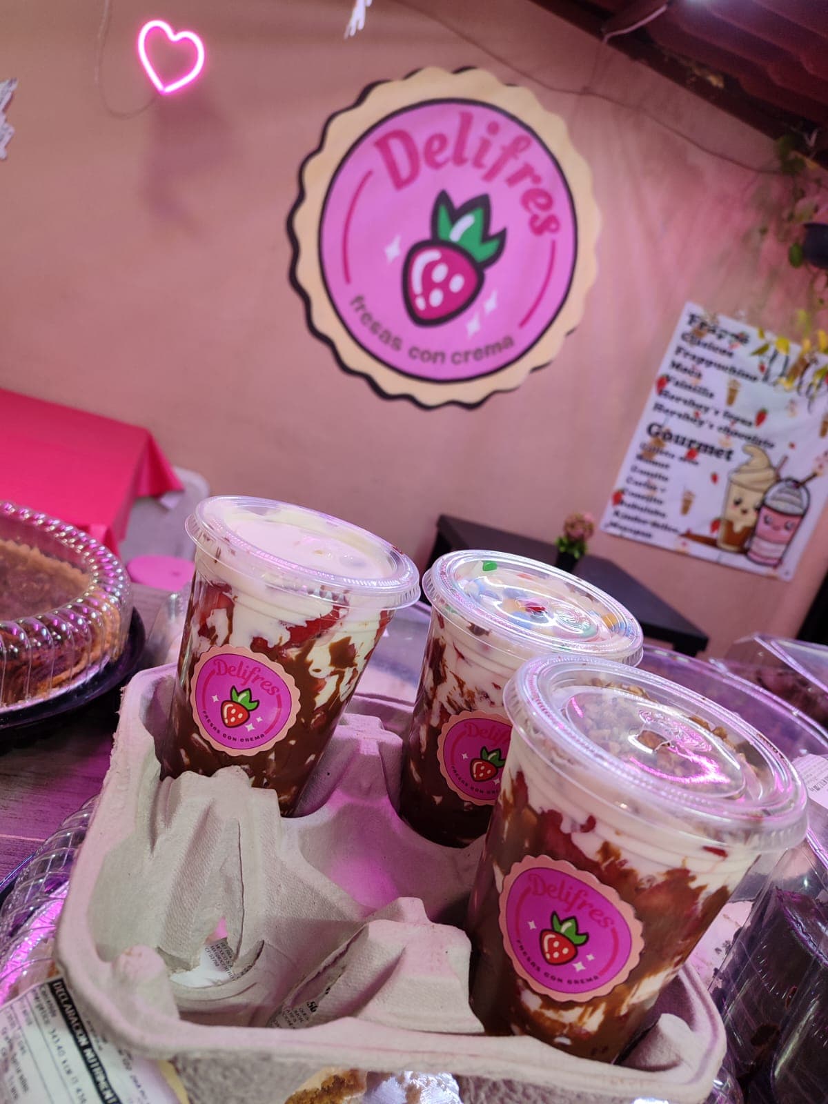 Fresas con Crema Grandes