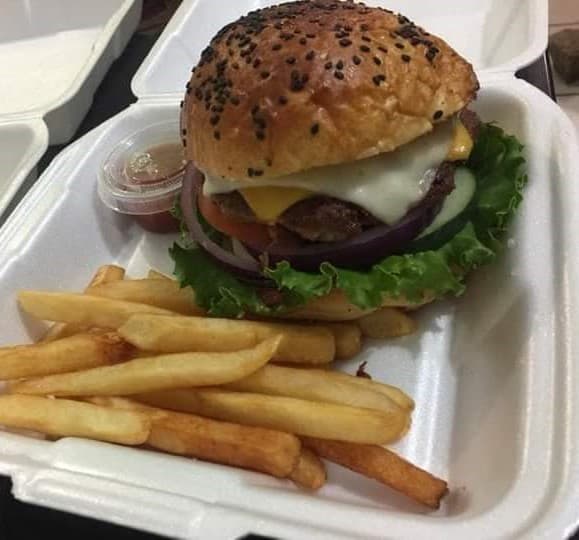 Hamburguesa Super con Papas