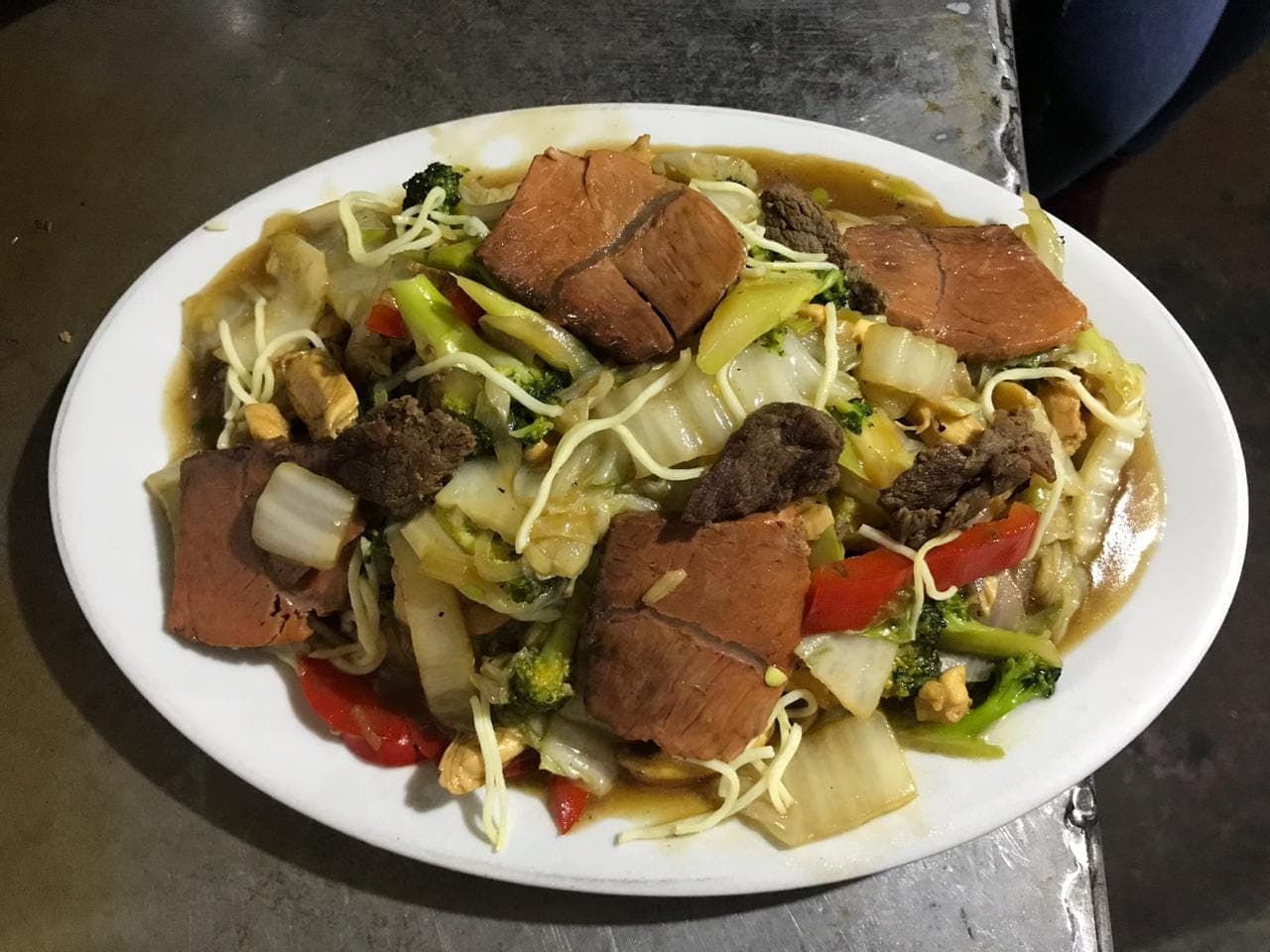 Tallarín con Chancho