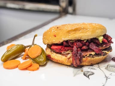 Hamburguesa con Trompo