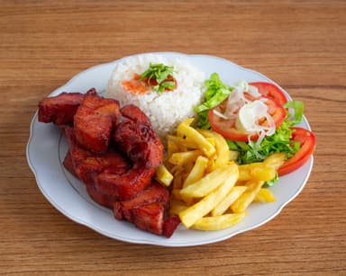 Costillas de cerdo bbq