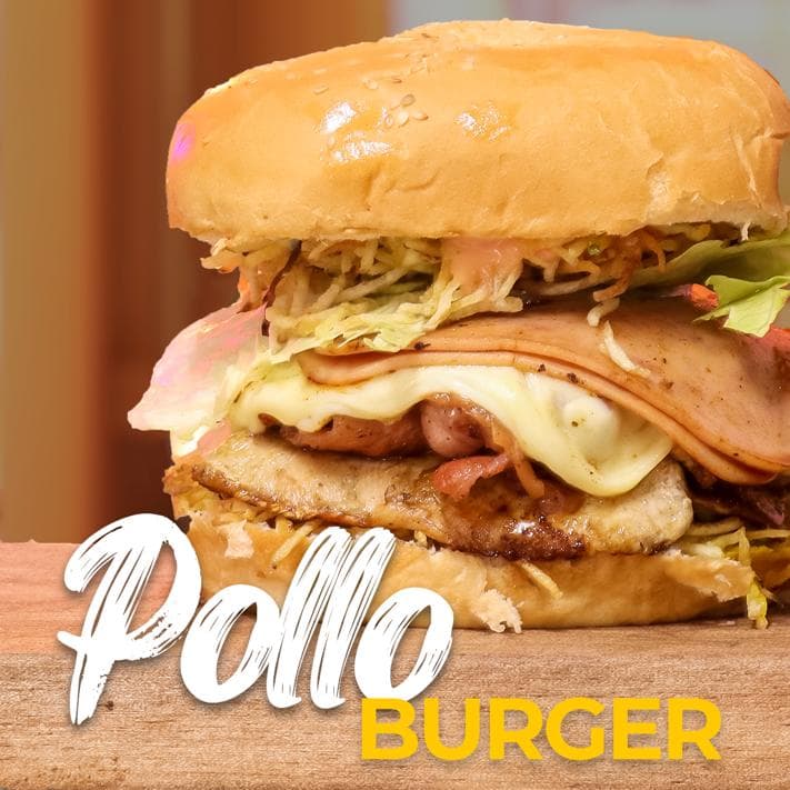 Combo Burger Especial Pollo con Papas y Gaseosa
