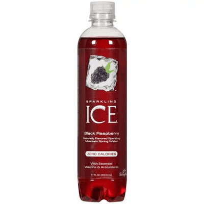 SPARKLING ICE BLACK RASPBERRY ZERO AZUCAR BOTELLA  502.8 ML