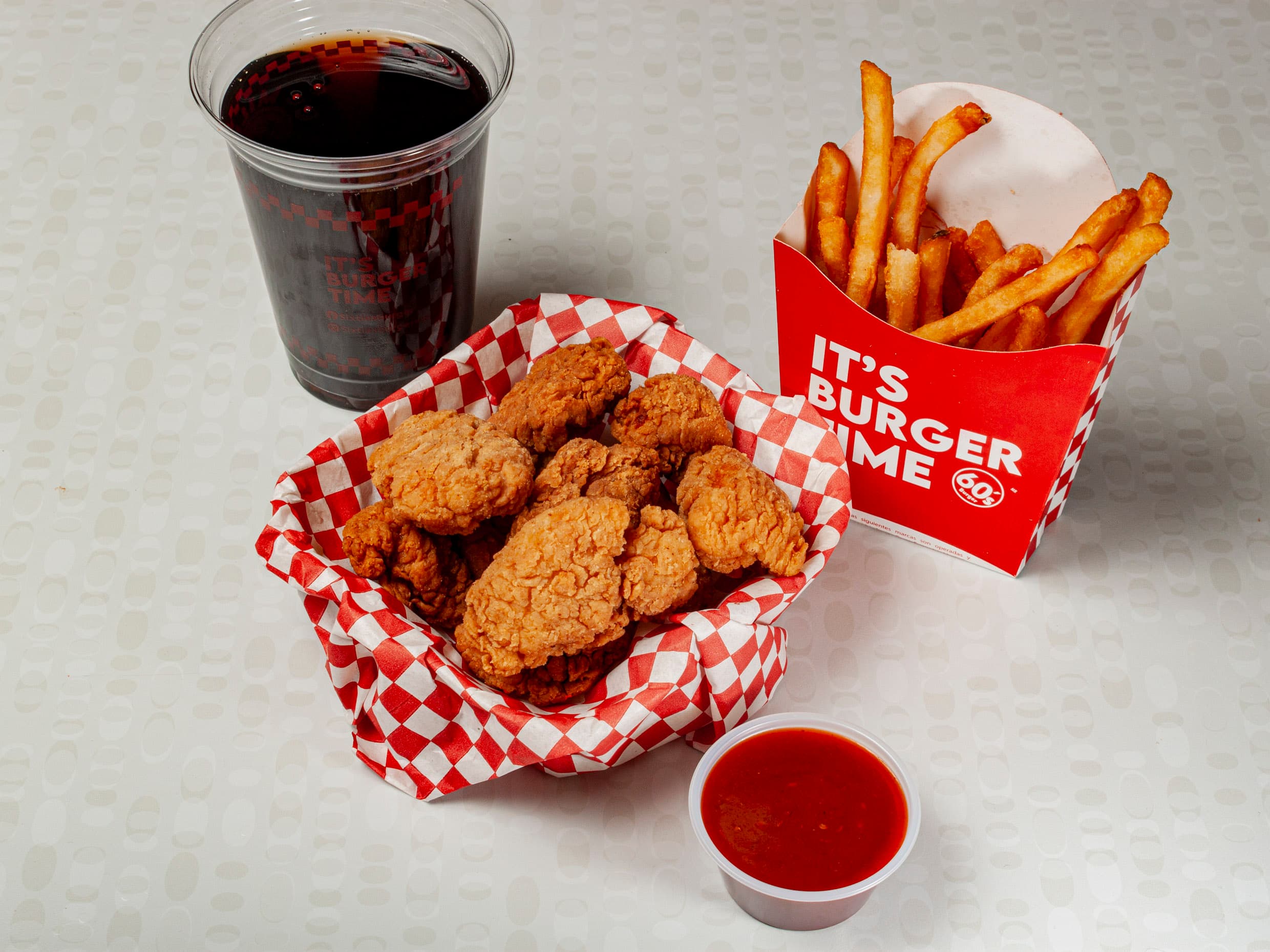 Combo Boneless 10Pzs + Papas + Refresco