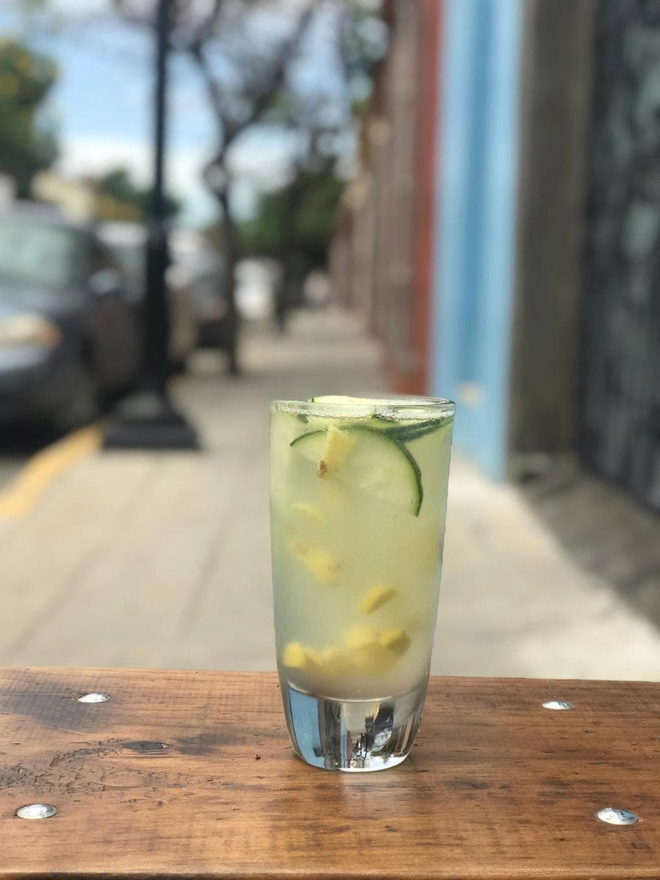 Limonada con Gengibre y Pepino