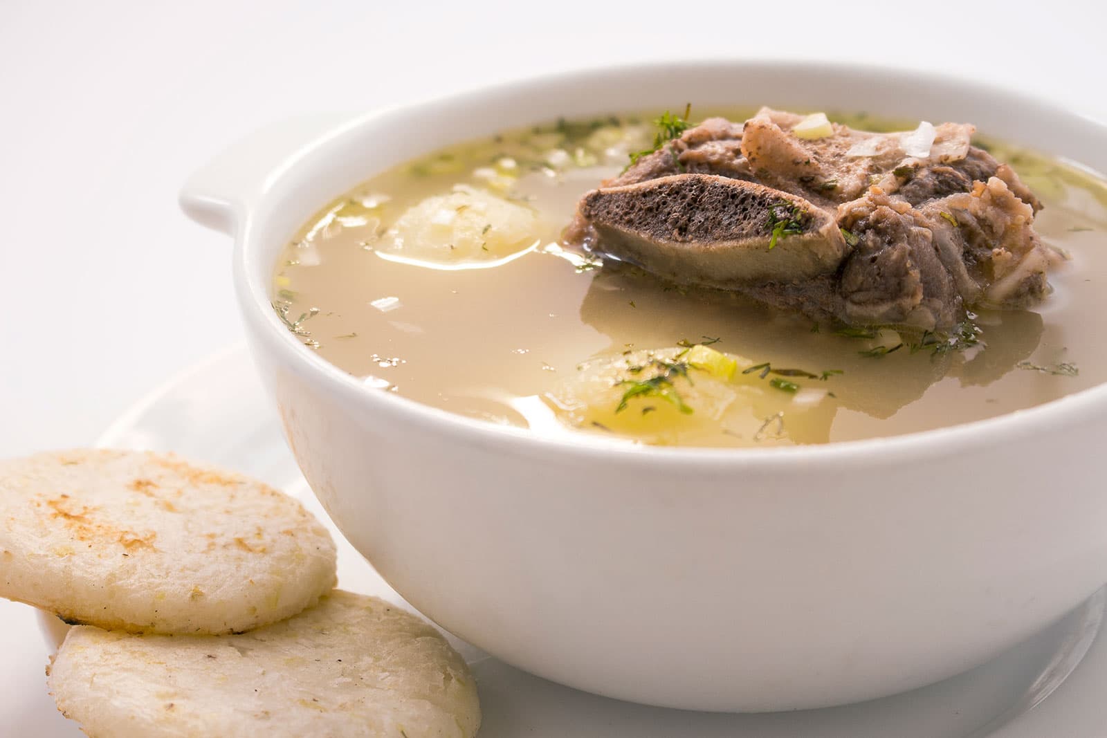 Caldo de costilla de res
