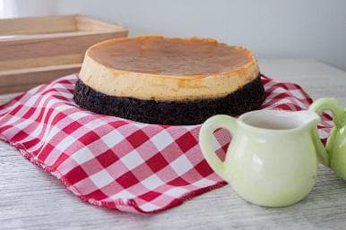 ChocoFlan + Cheesecake de Lulo Mora