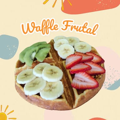 Waffle Frutal de proteina