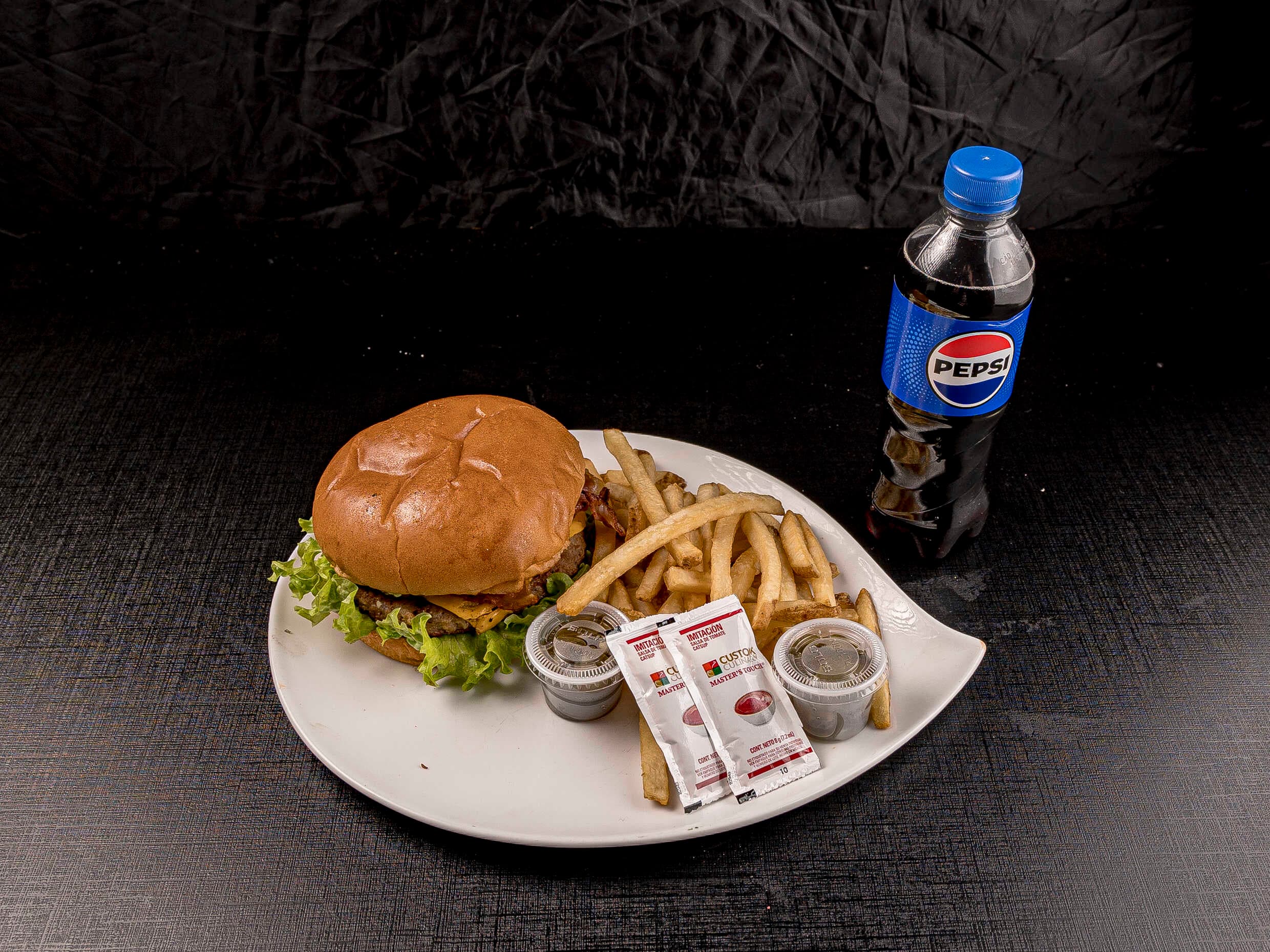 Austin + Fries + Refresco 355ml