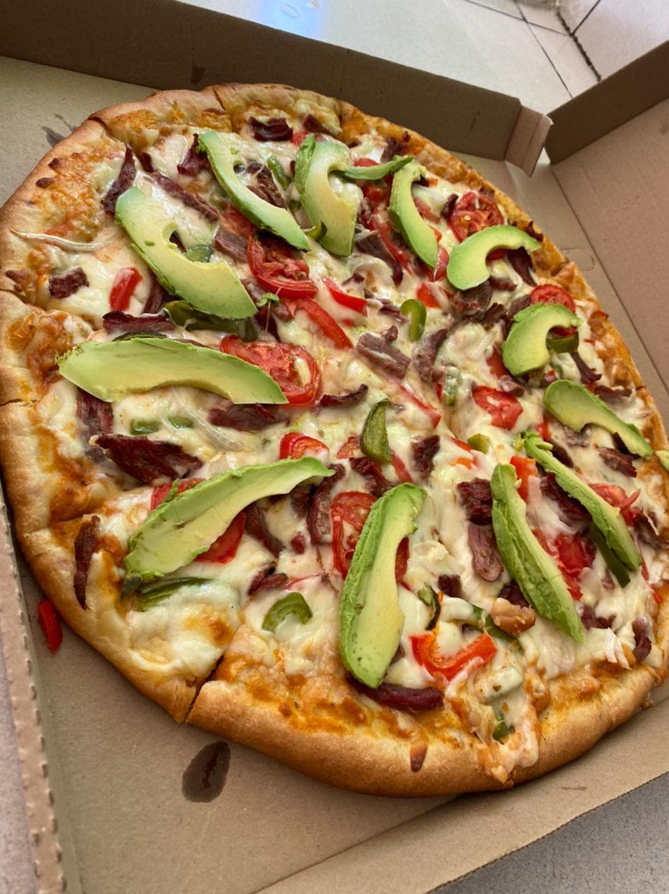 Pizza Ingredientes Especiales Arrachera
